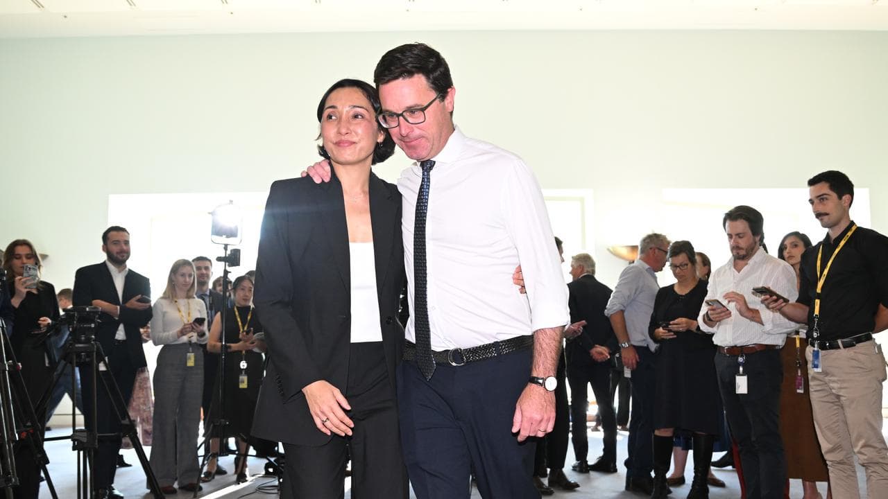 Nationals leder David Littleproud and his wife Amelia 