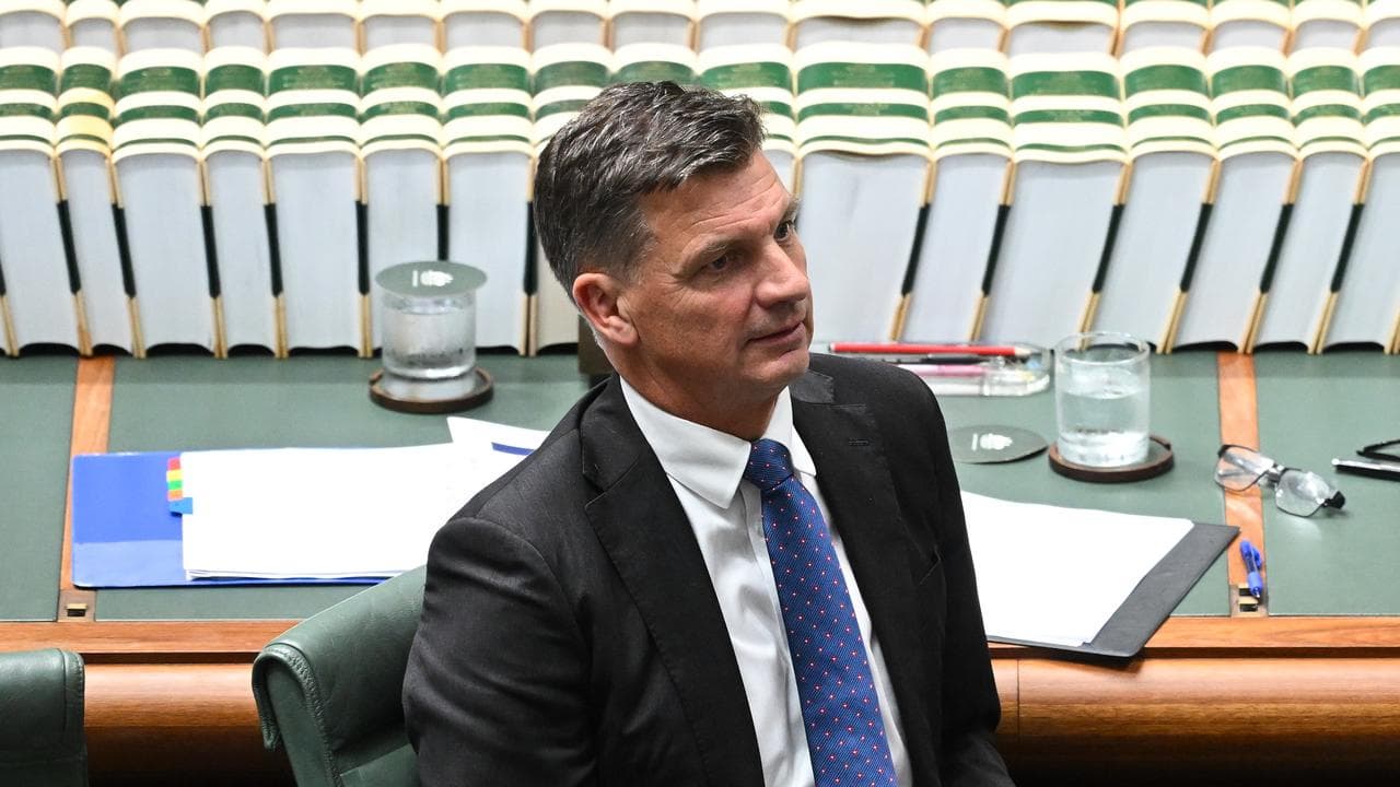 Opposition Leader Angus Taylor during Question Time