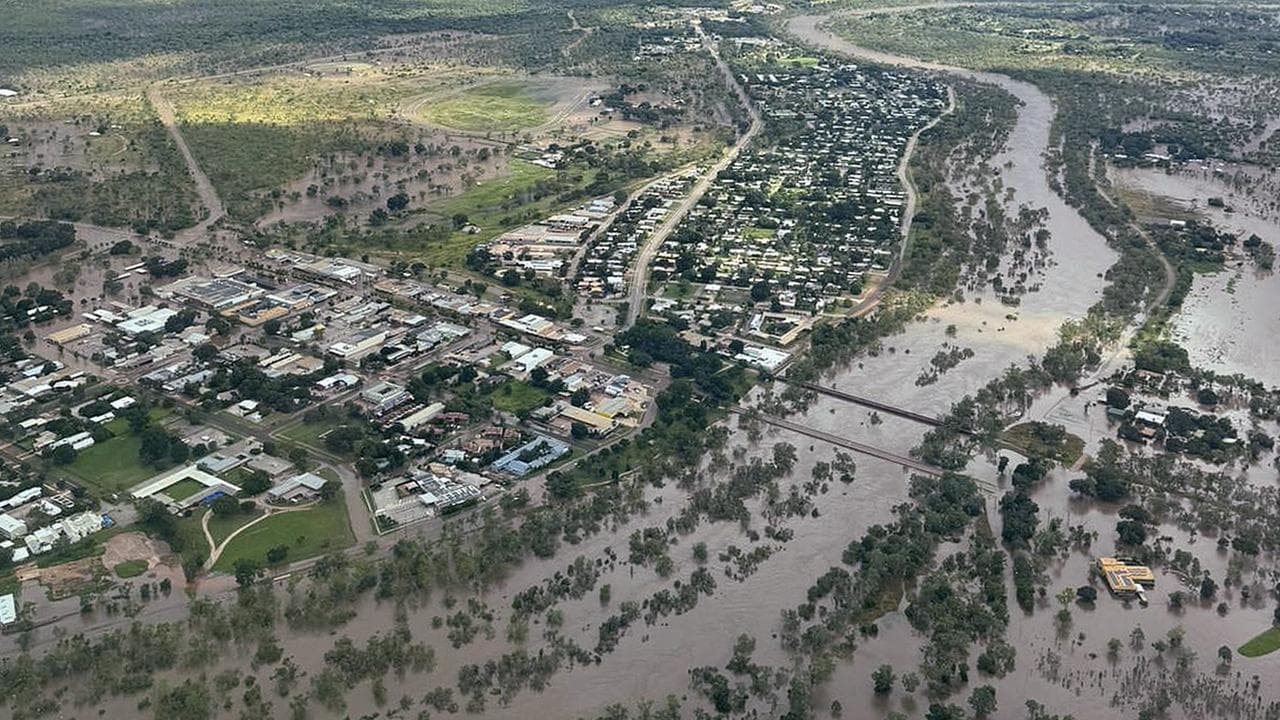 Flooding across the Katherine and Top End region in Katherine, NT