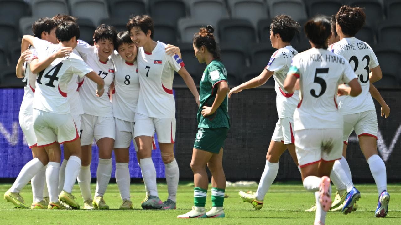 North Korea celebrations.