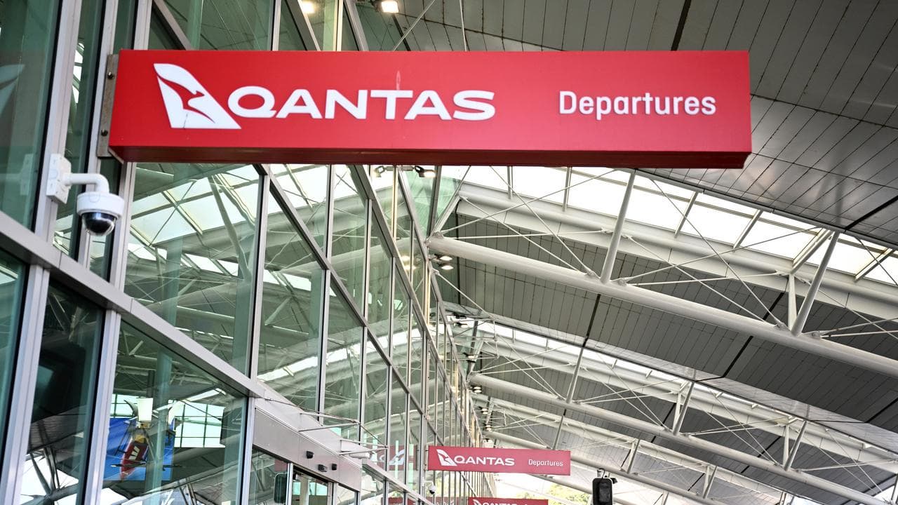 Qantas domestic terminal in Sydney