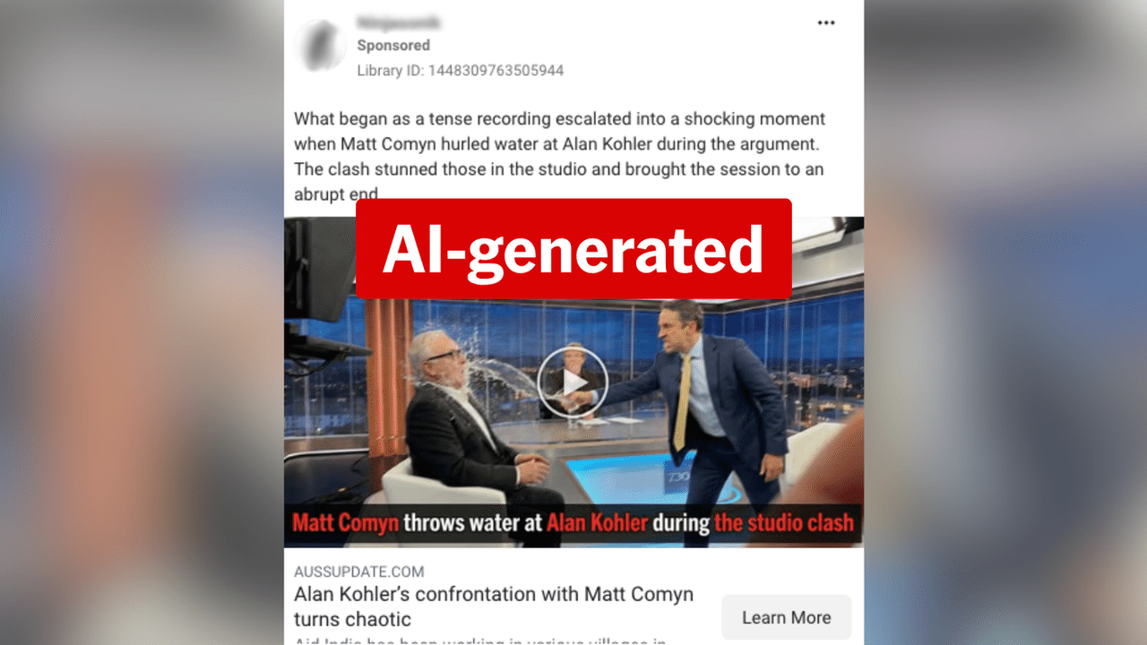 A screenshot of a Facebook ad.