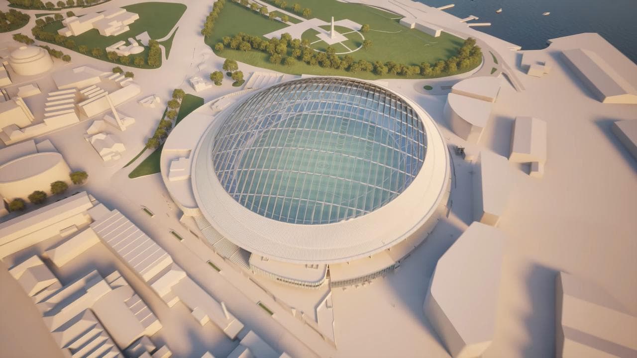 new waterfront stadium in Hobart
