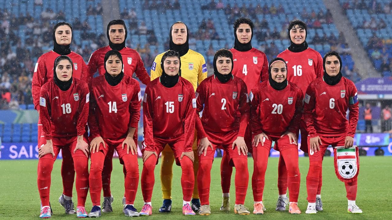 Iranian soccer team.