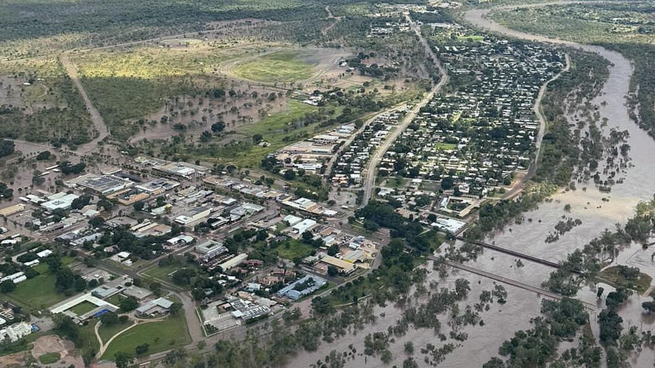 flooding across the Katherine