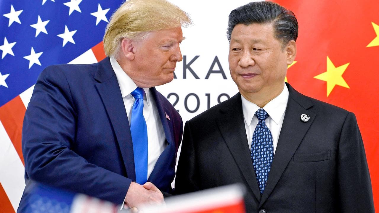 Donald Trump and China's President Xi Jinping