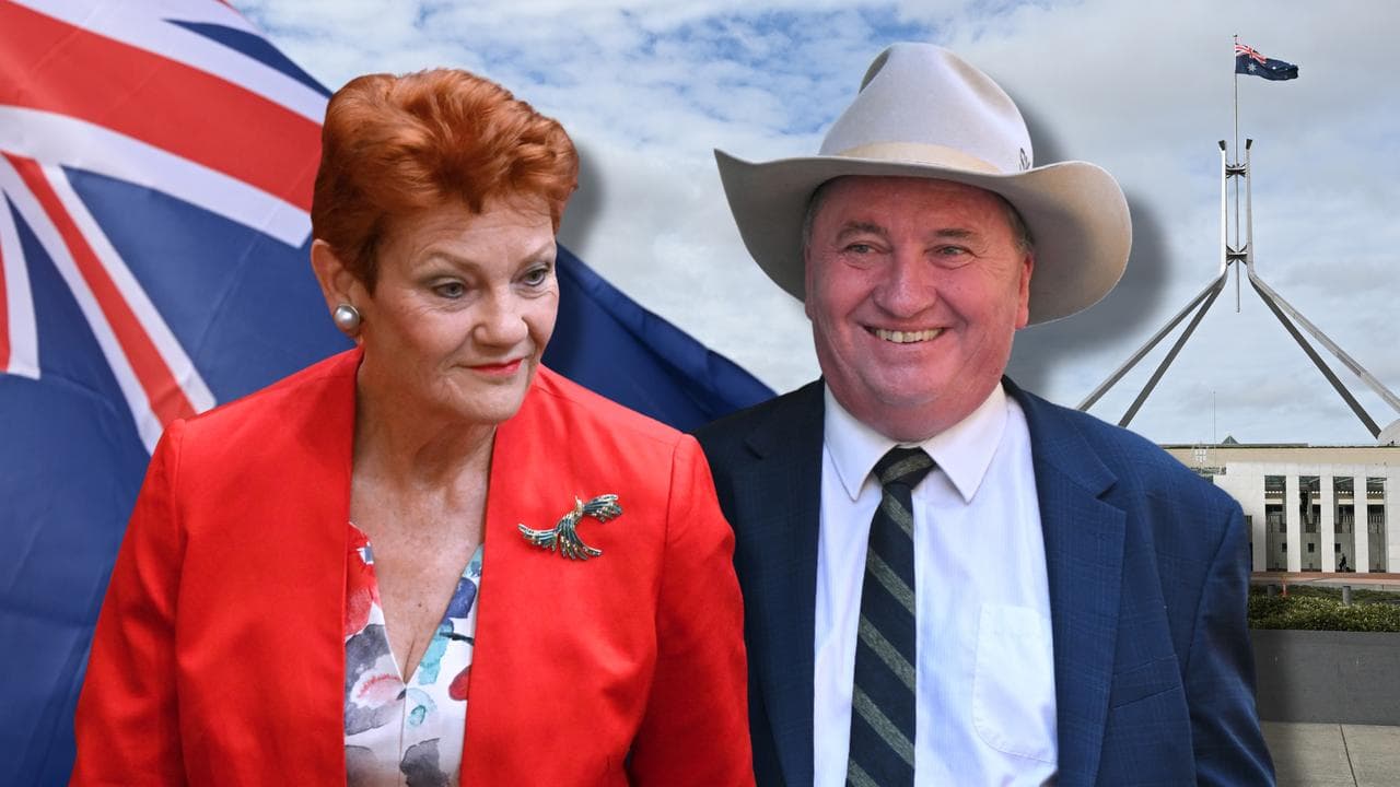 Pauline Hanson and Barnaby Joyce
