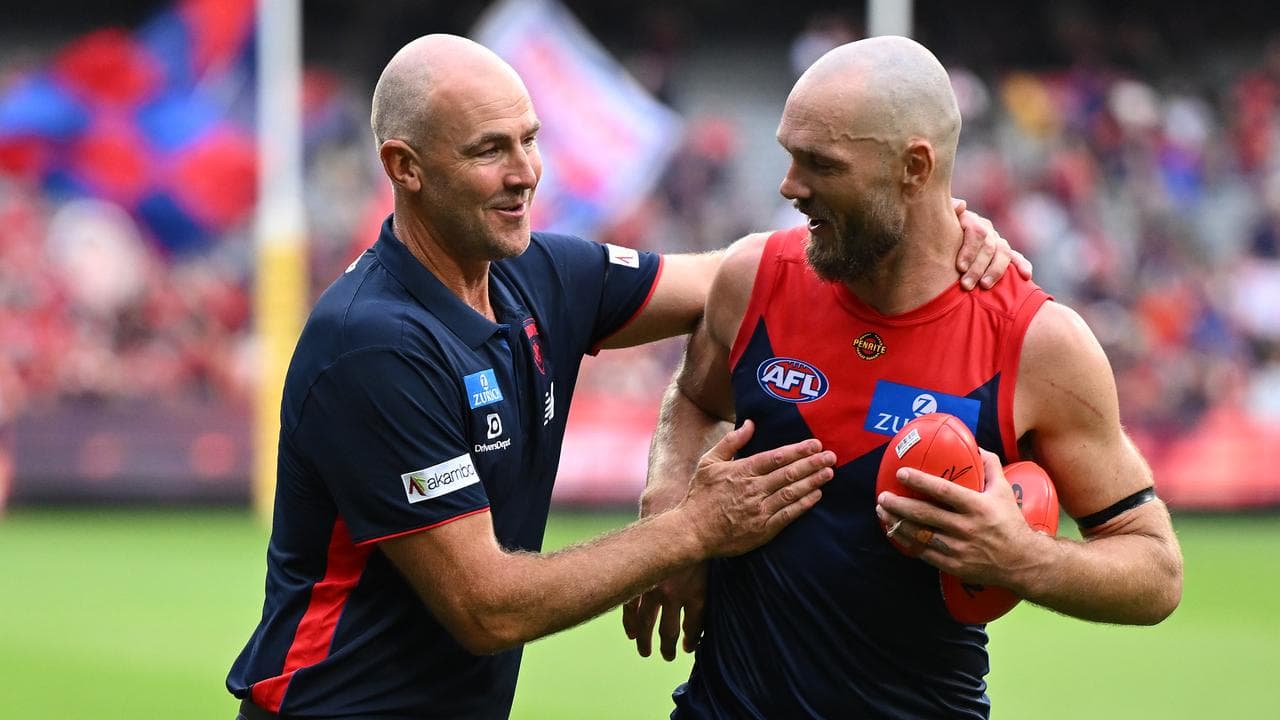 Steven King and Max Gawn.