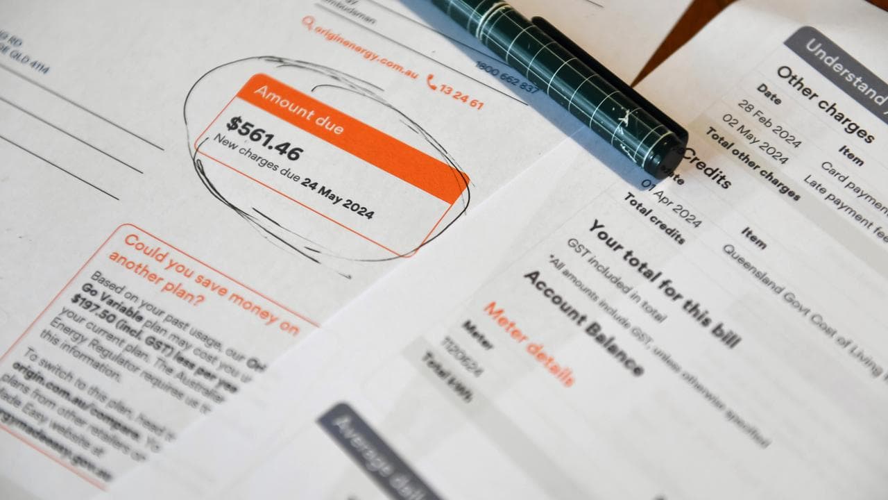 A residential electricity bill