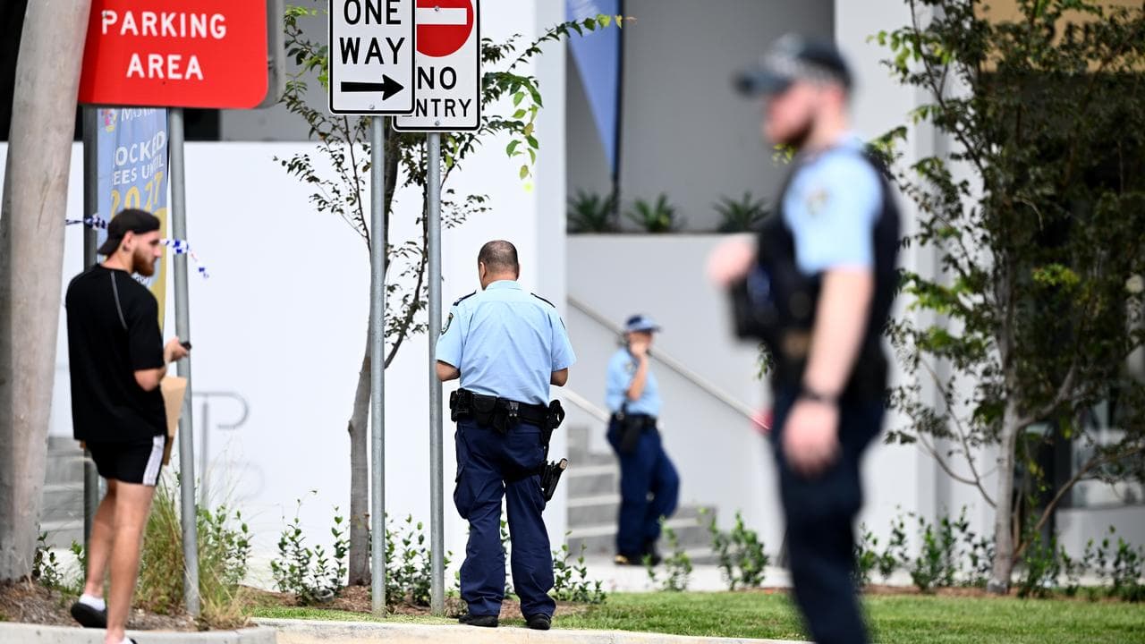 Police at Sydney Olympic Park