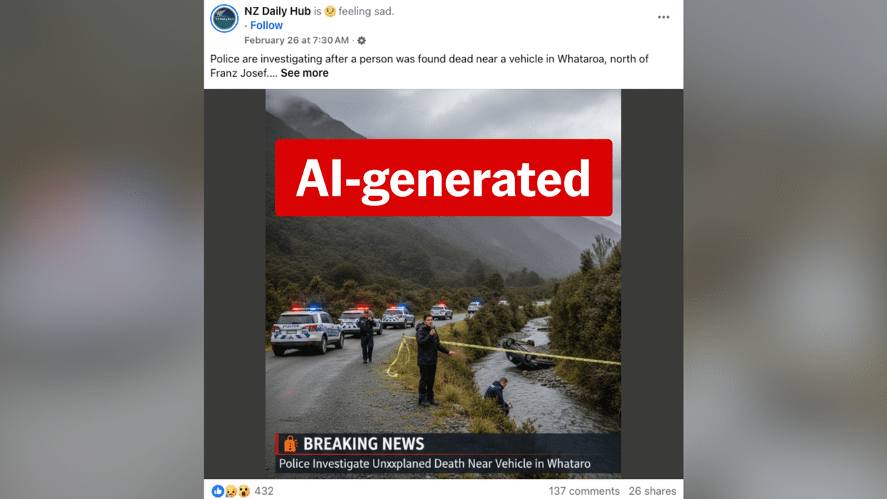 A screenshot of a Facebook post.