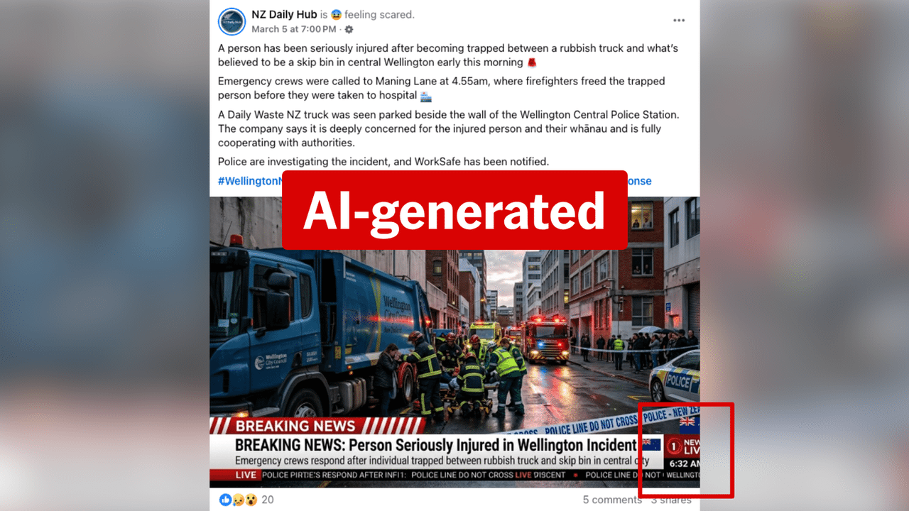 A screenshot of a Facebook post.