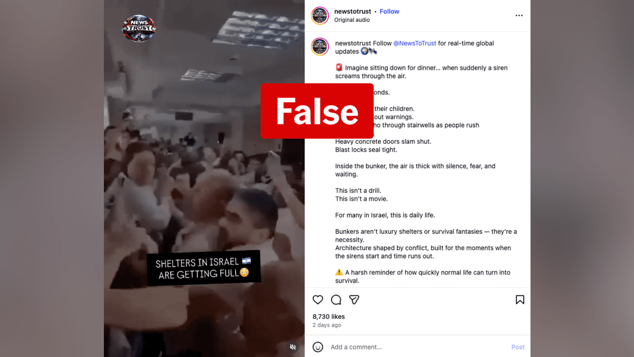 A screenshot of an Instagram post.