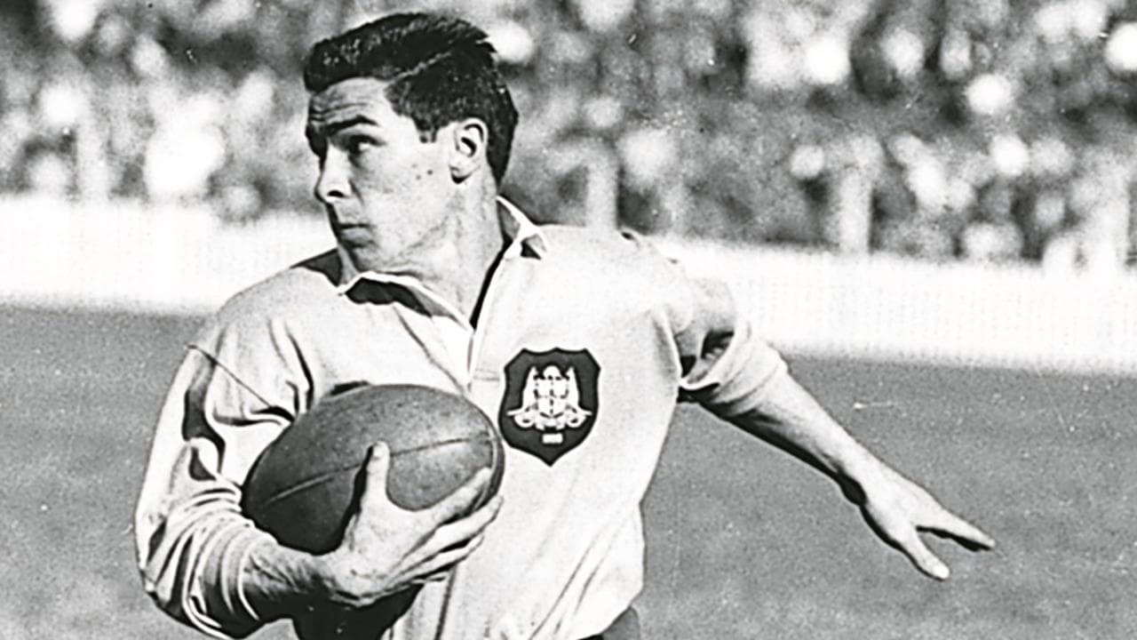 An old image of Ken Irvine during a game in the 1960s