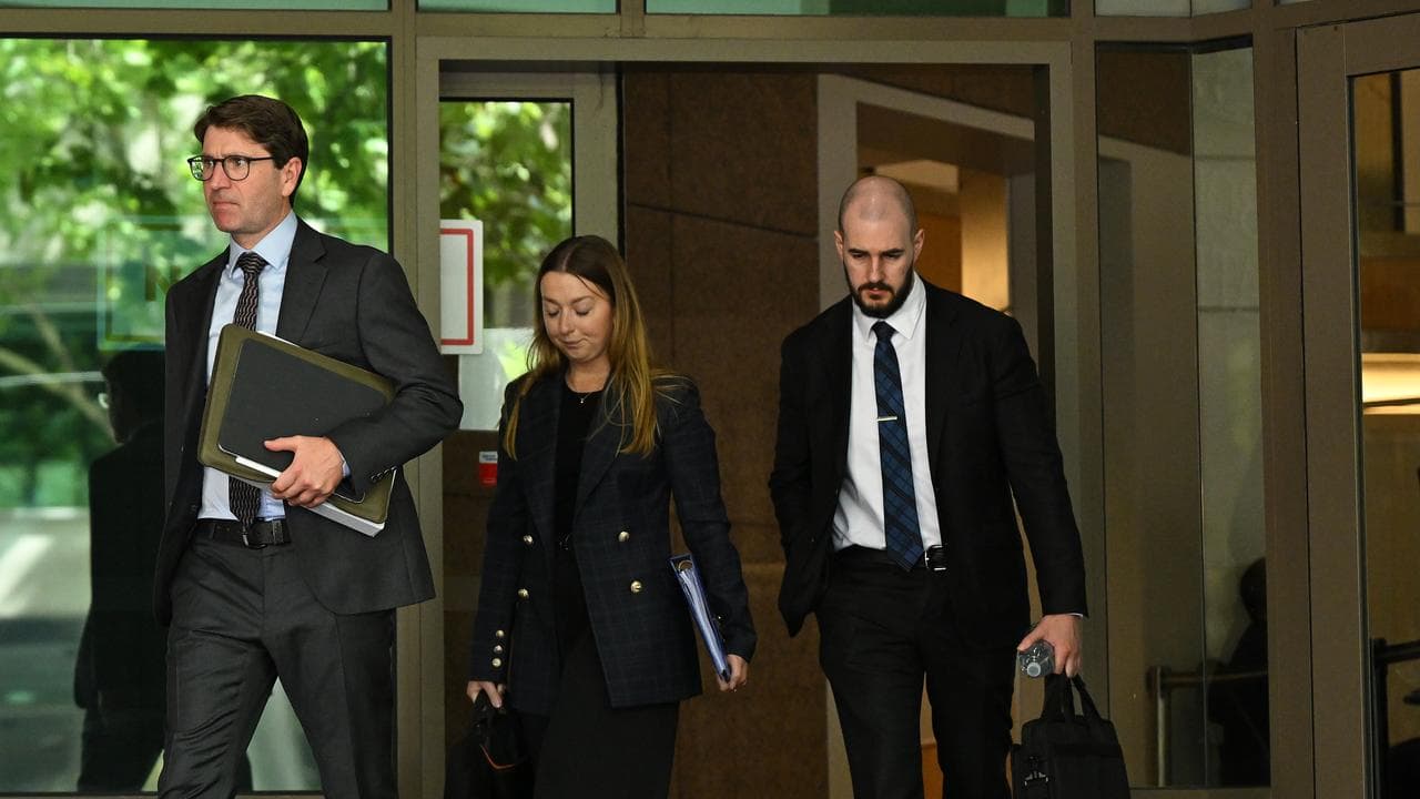 Victoria Police Detective Daniel Fallone (right) 