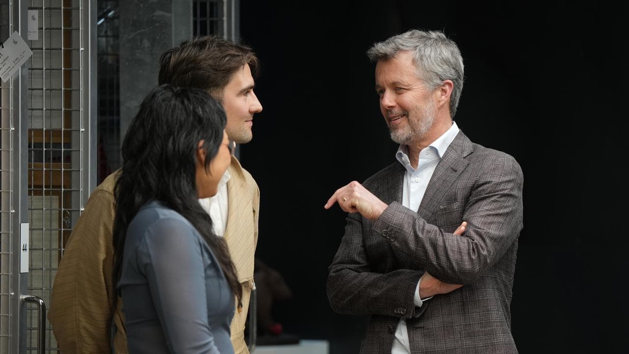 Rhoda Ting, Mikkel Bojesen and King Frederik