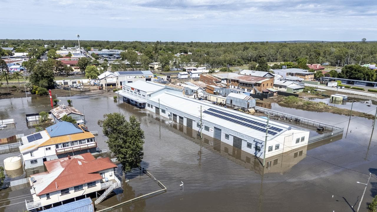 Flooding in Chinchilla in Queensland (file image)