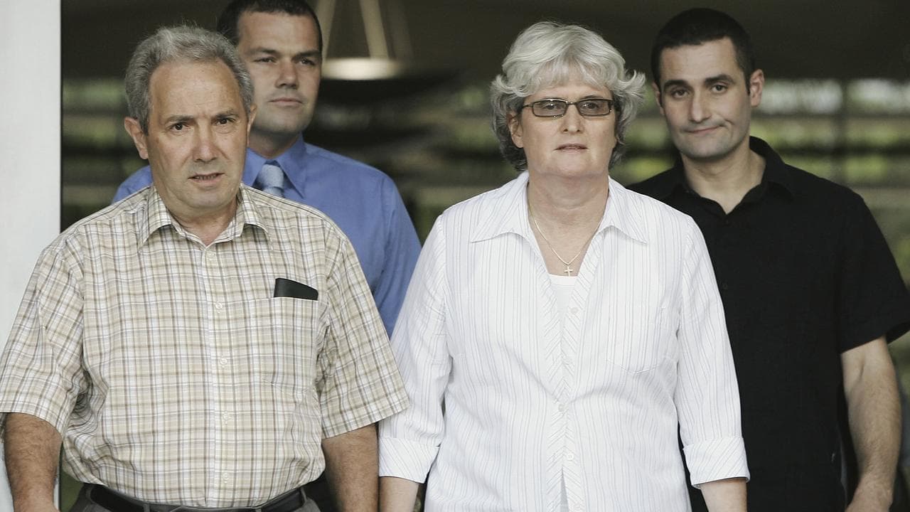 The Falconio family, from left, Luciano, Nick, Joan and Paul.