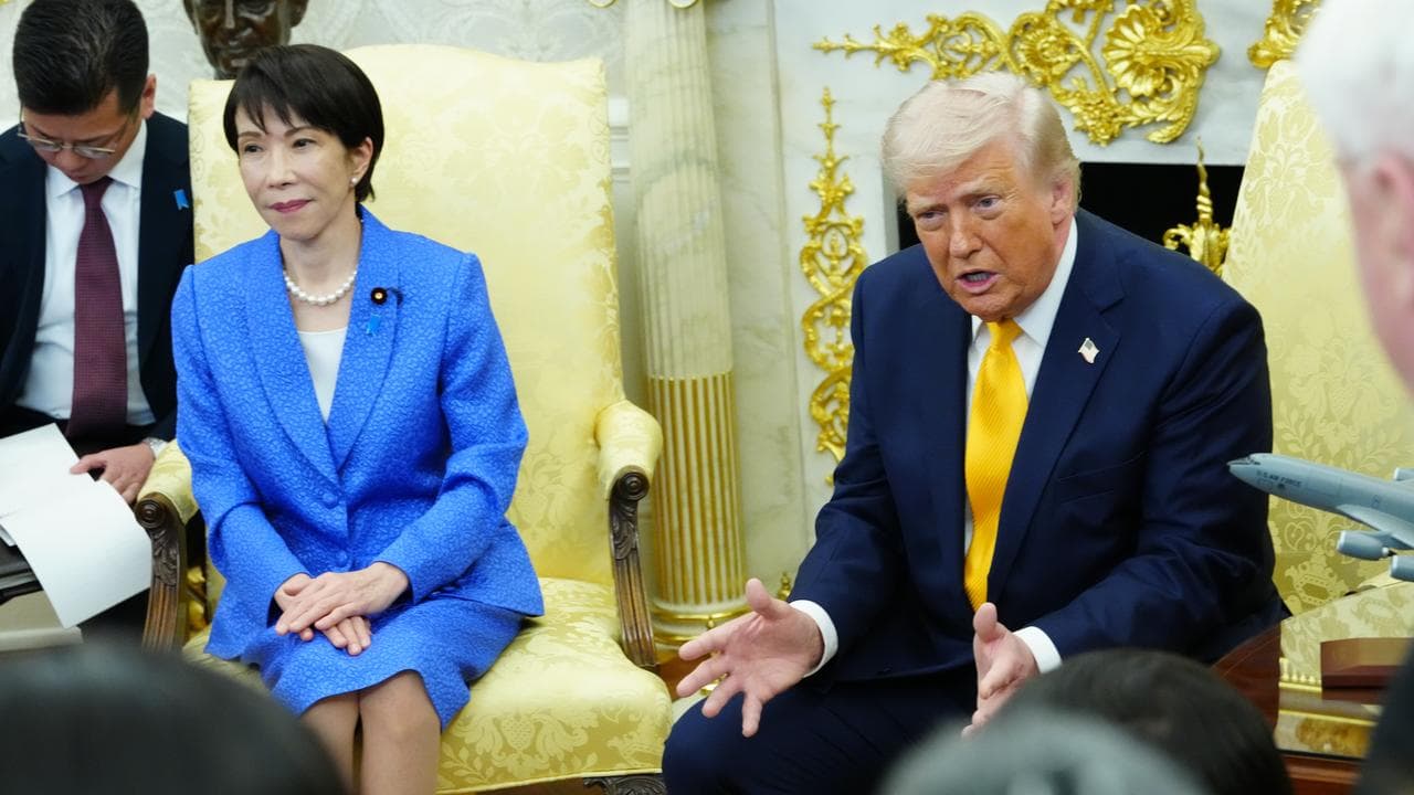 Donald Trump and Sanae Takaichi