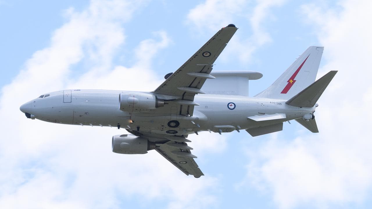 A RAAF E-7A Wedgetail aircraft