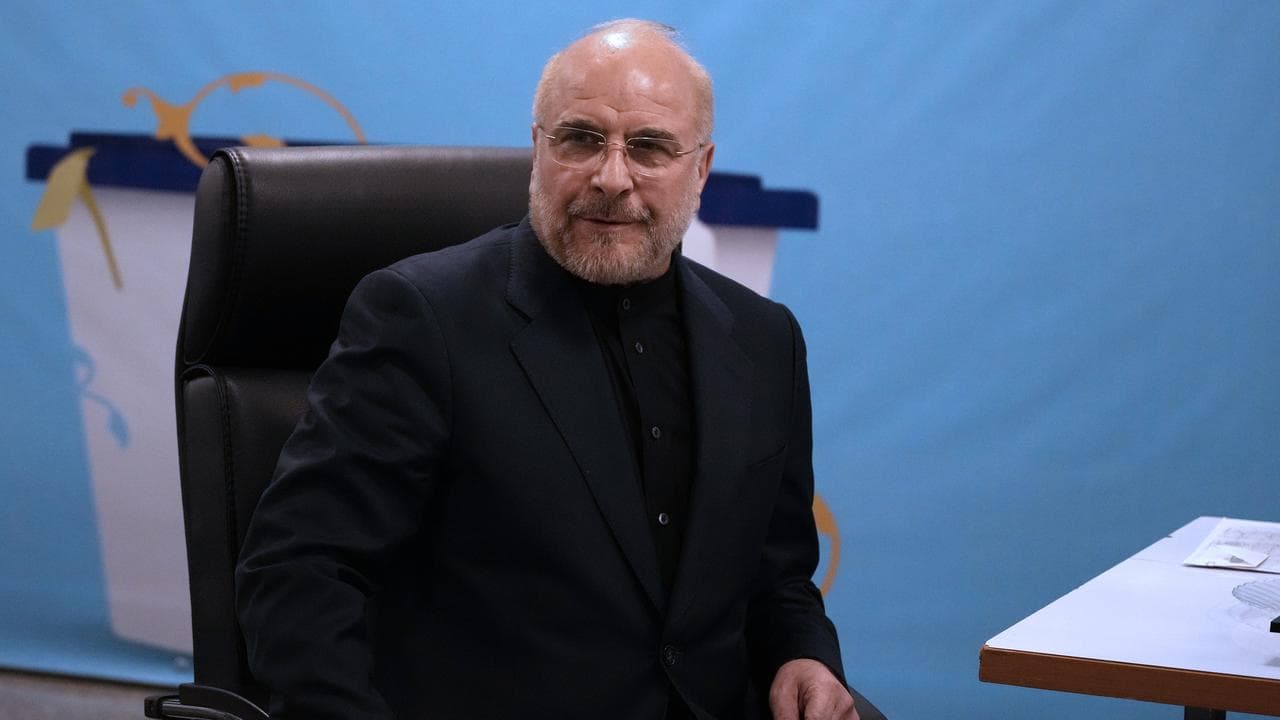 Iran's parliament speaker Mohammad Bagher Ghalibaf