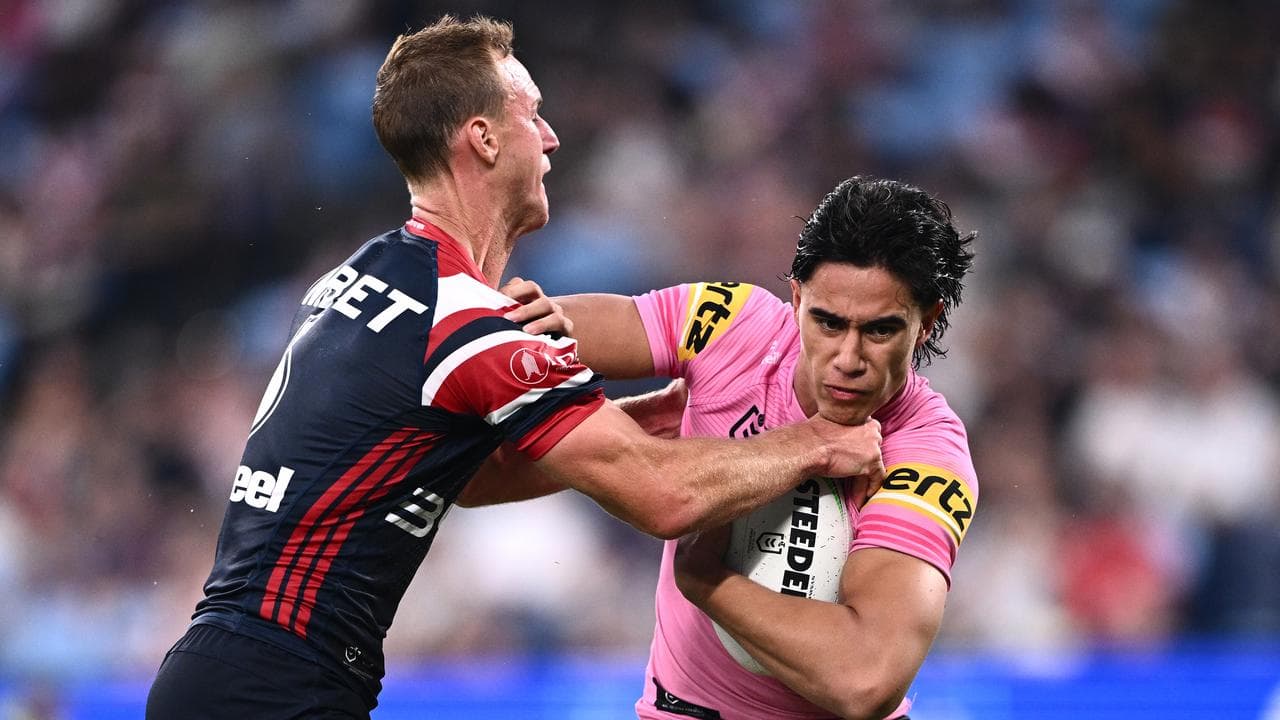 (L-R) Daly Cherry-Evans and Blaize Talagi.