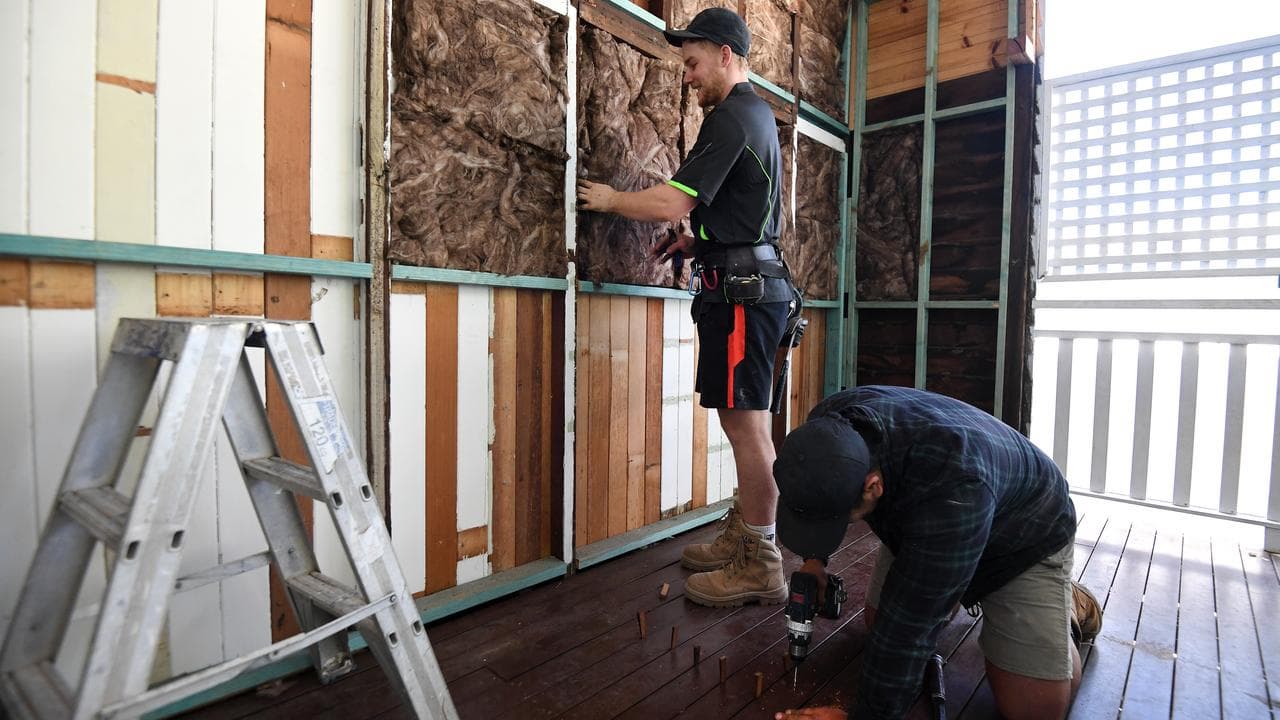 Home builders at work (file image)