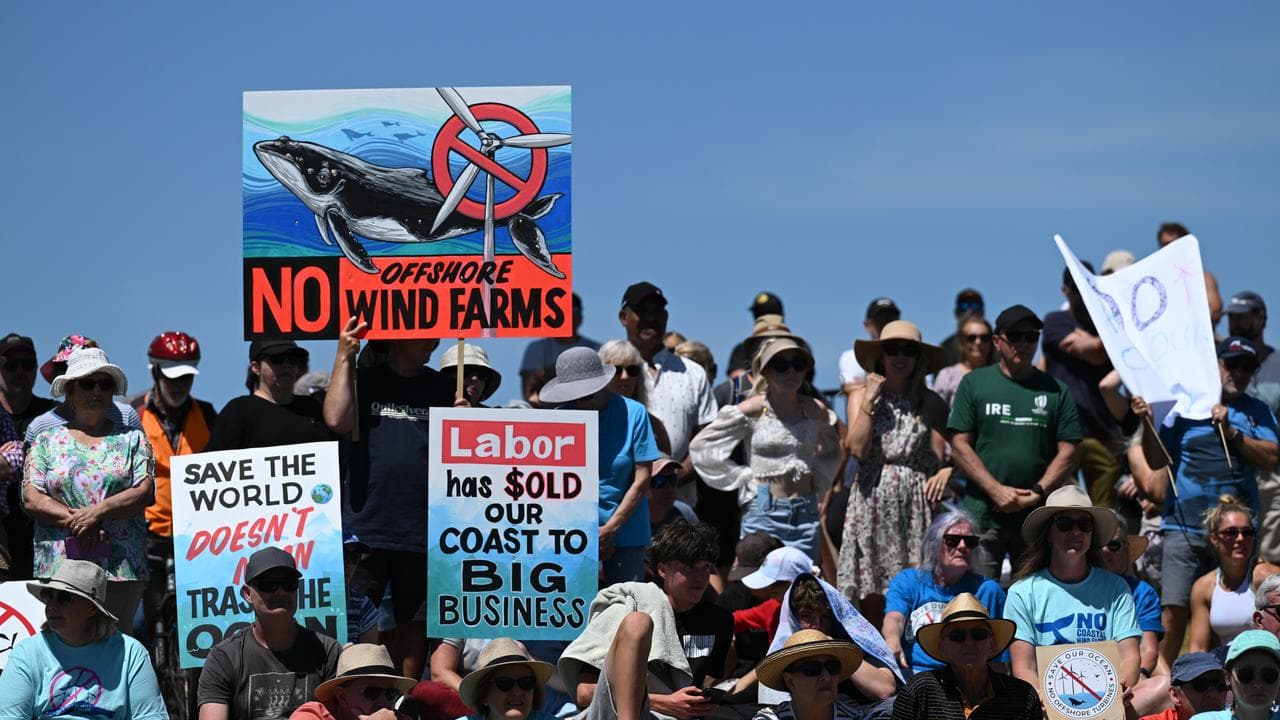 ANTI OFFSHORE WIND TURBINES RALLY