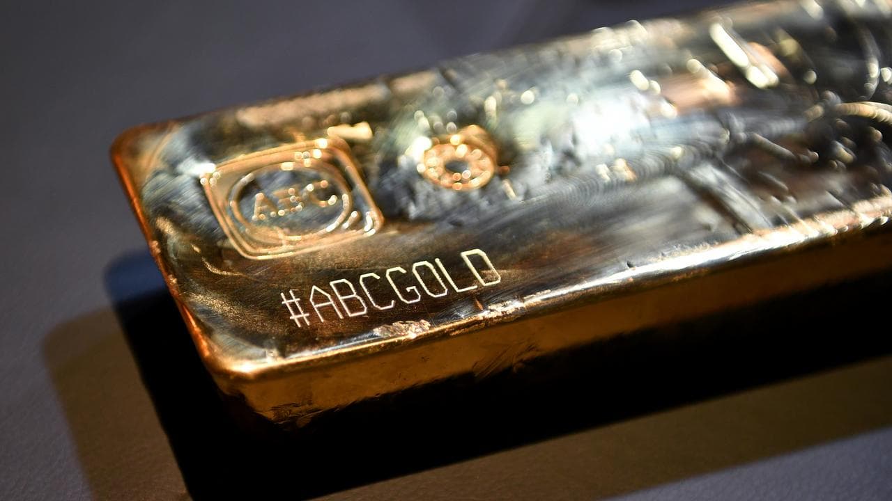 Gold bullion on display (file image)