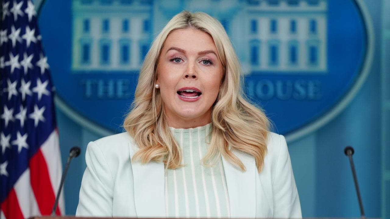 White House press secretary Karoline Leavitt