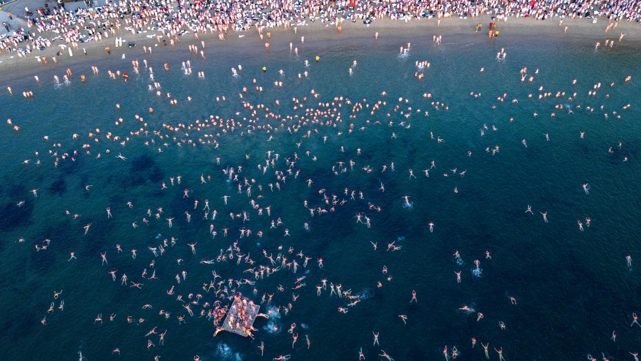 The Dark Mofo nude Winter Solstice swim