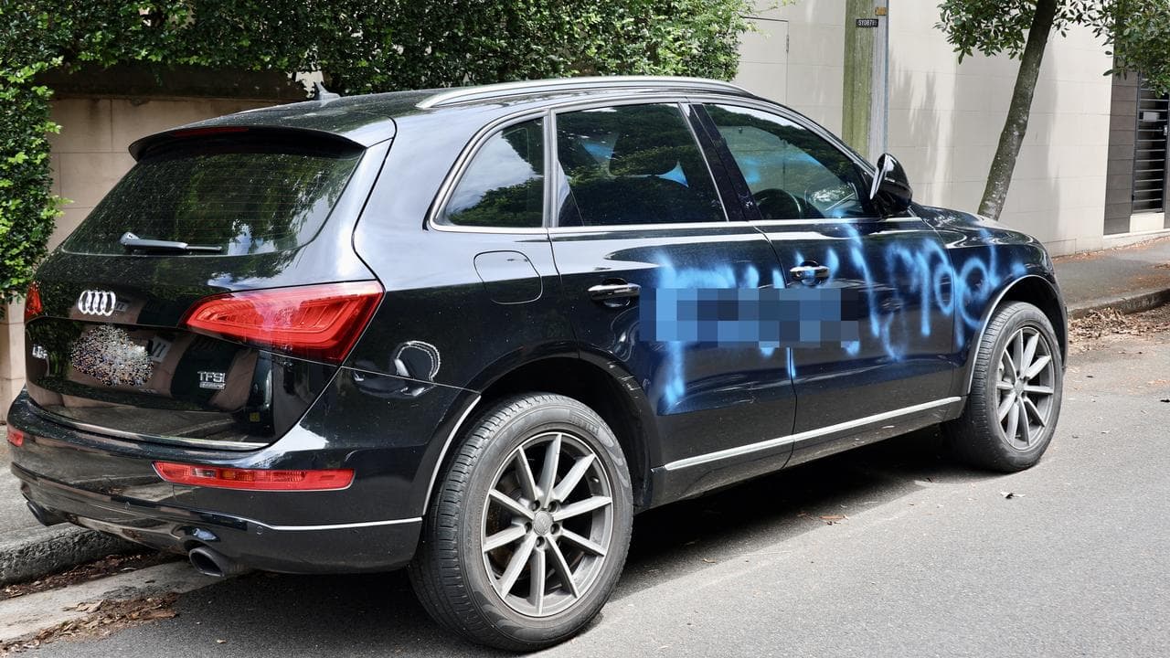 Vandalised car (file)