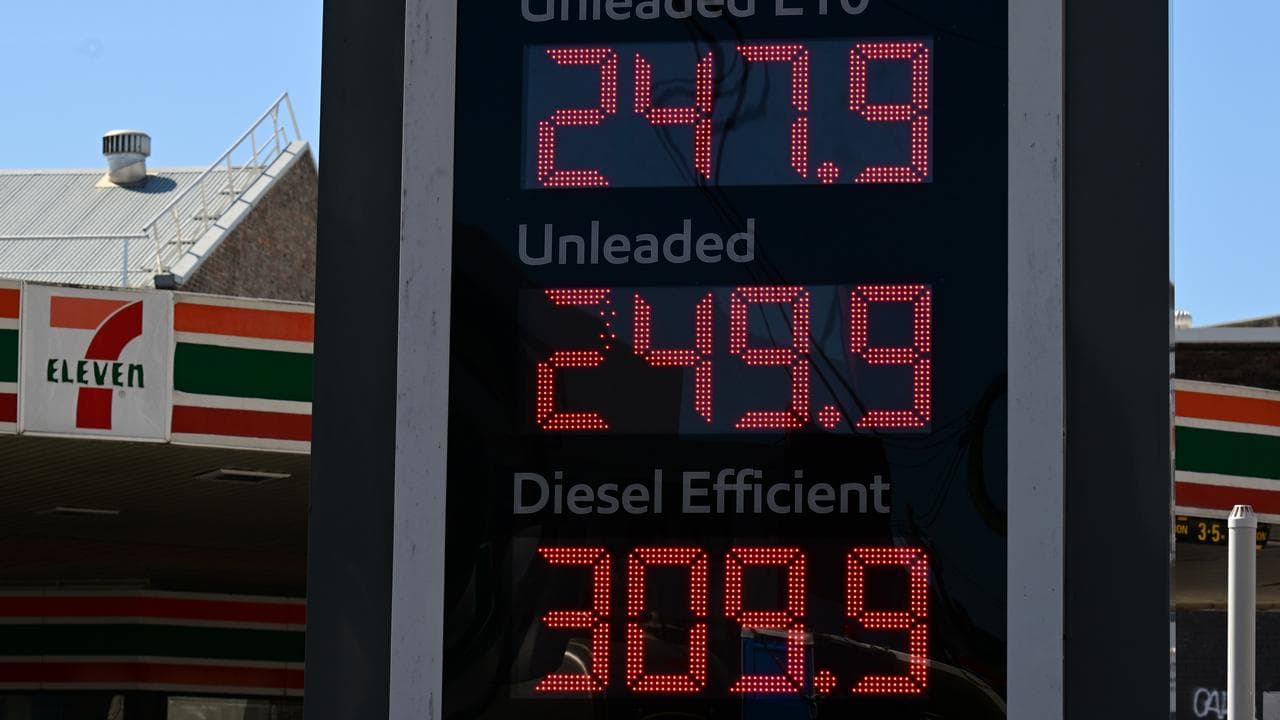 Fuel price board