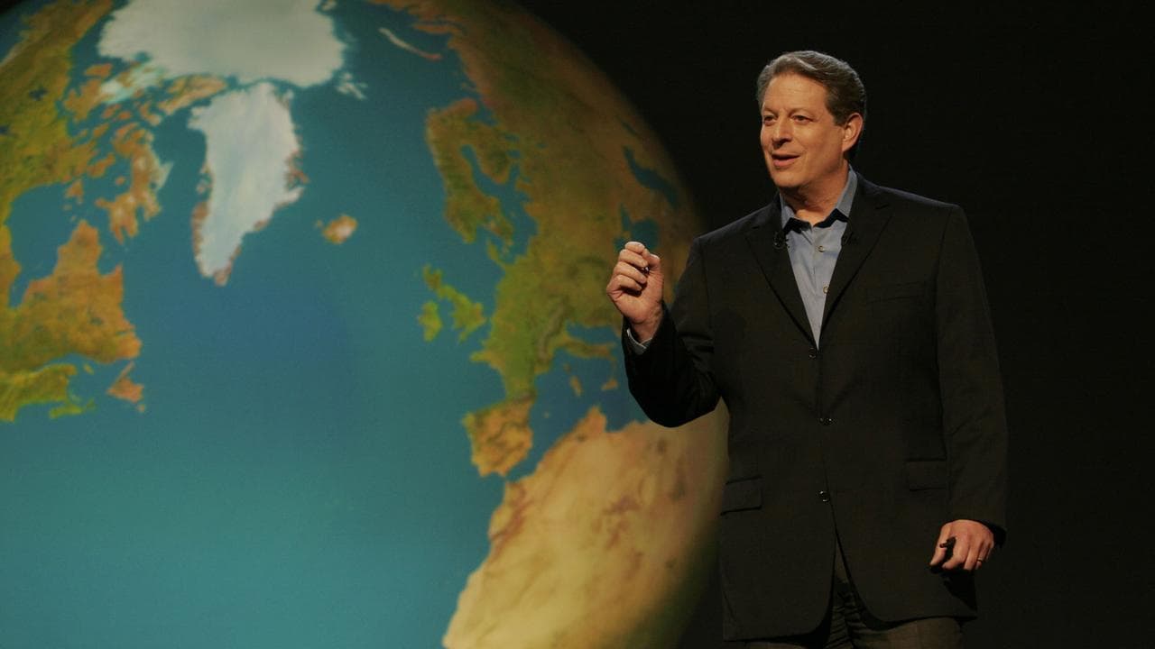 Al Gore in a scene from his documentary An Inconvenient Truth.