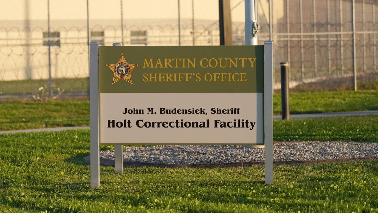 Martin County Sheriff's Office welcome sign.