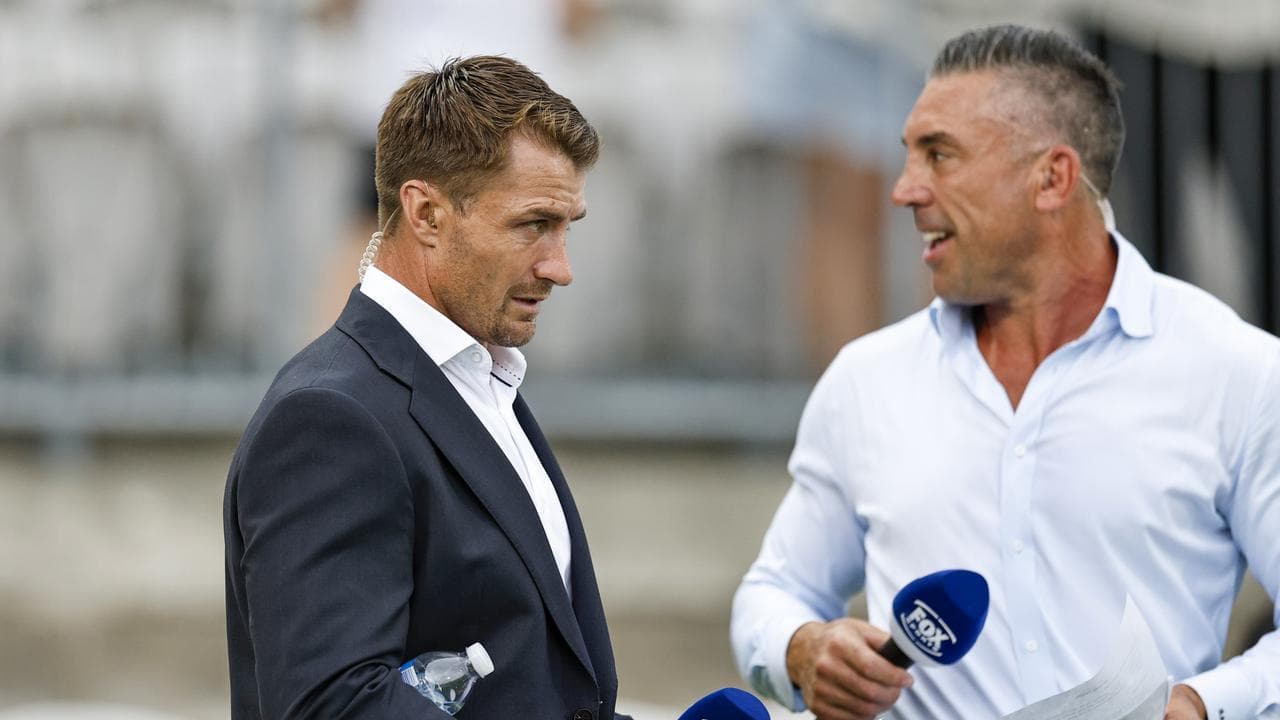 (L-R) Kieran Foran and Braith Anasta.