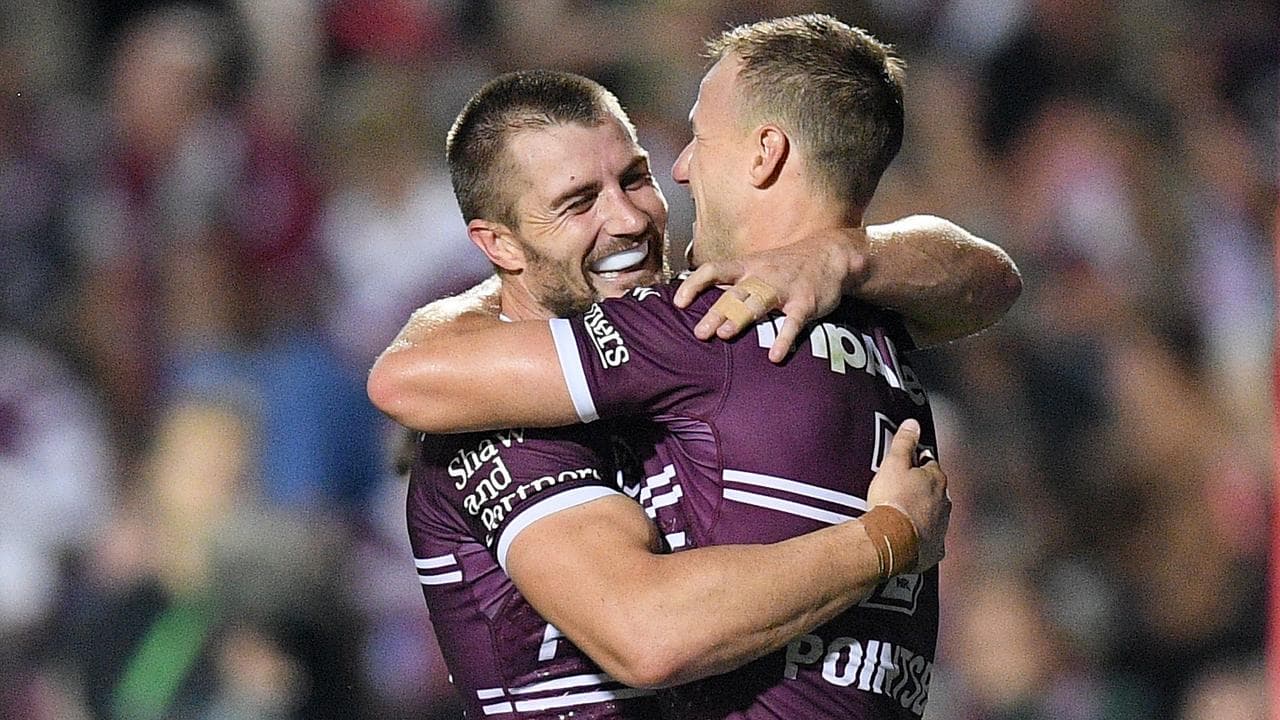 (L-R) Kieran Foran and Daly Cherry-Evans.