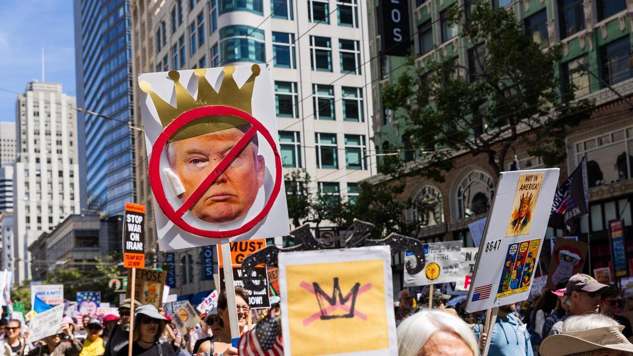 protest in San Francisco