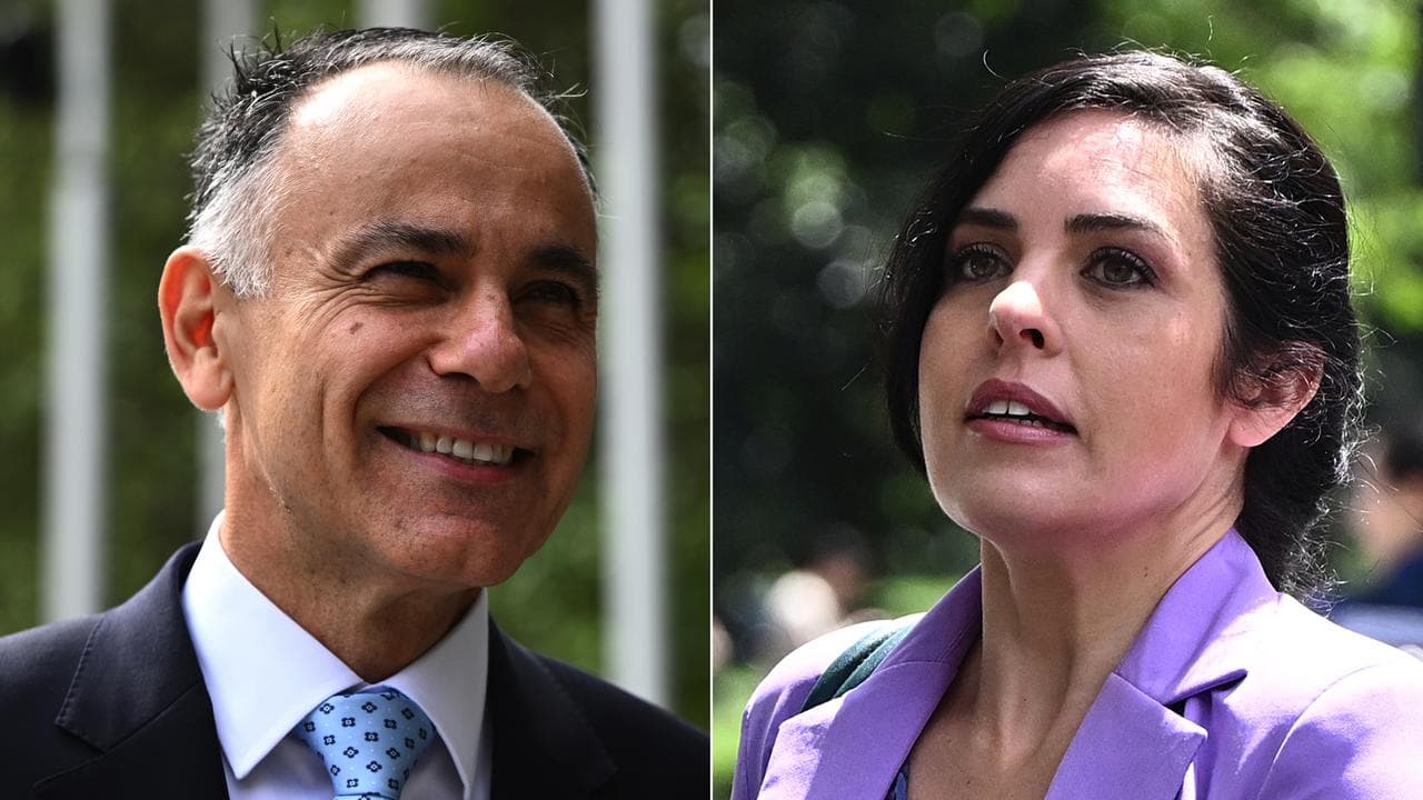 John Pesutto and Moira Deeming (file images)