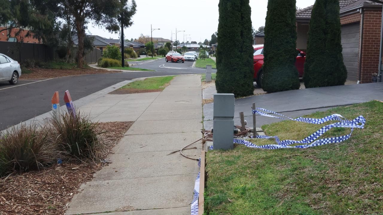 Crime scene at Cobblebank (file)