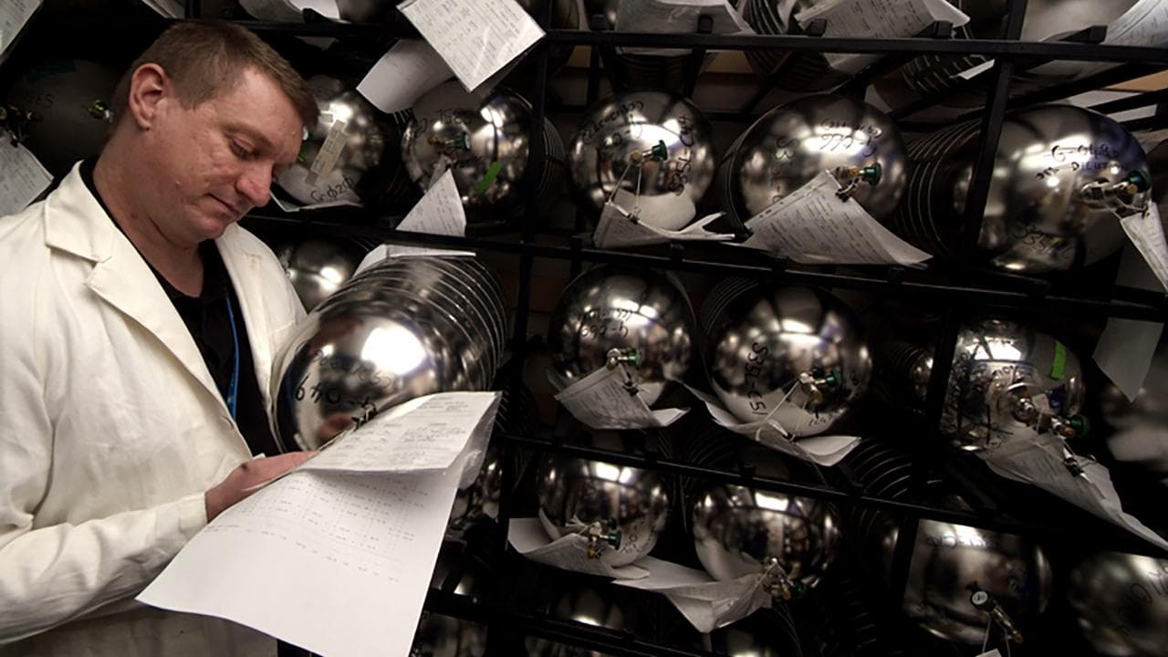 Tanks of Cape Grim air in storage