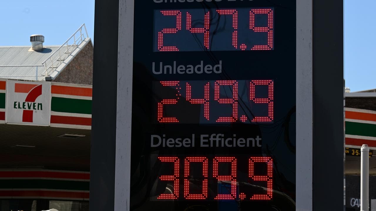 Fuel prices at a service station (file image)