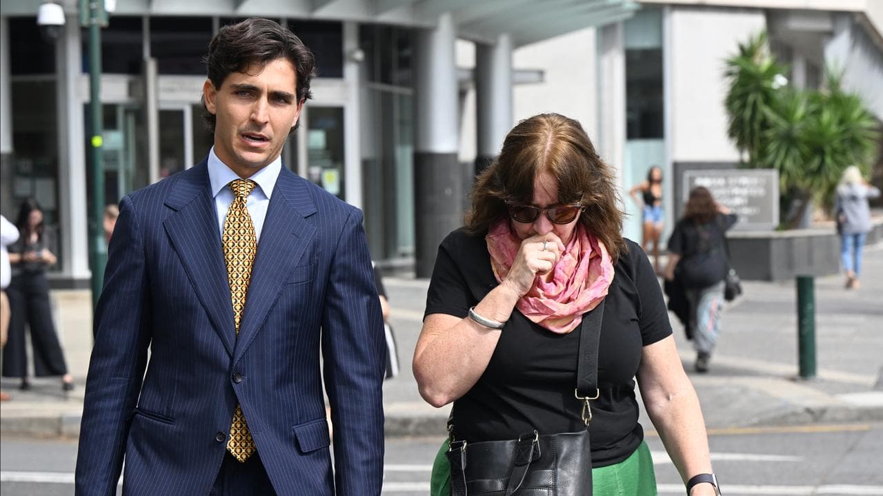 Solicitor Josh Tiffin (left) and Maryann Shiel