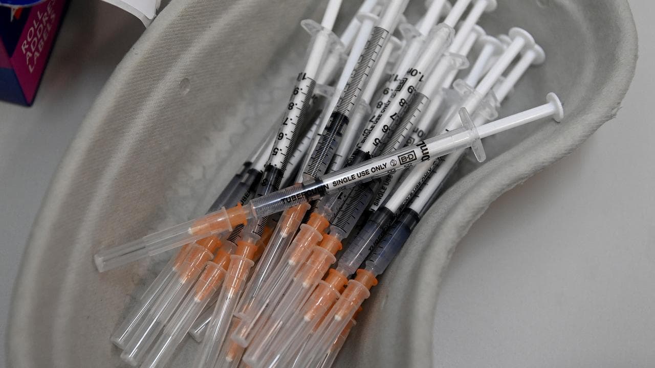 Syringes for vaccinations (file image)