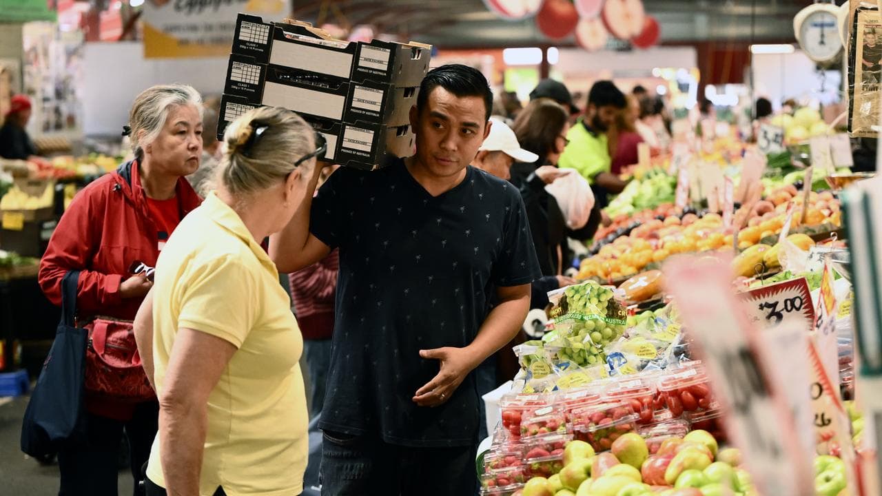 Fresh produce for sale ahead of Easter