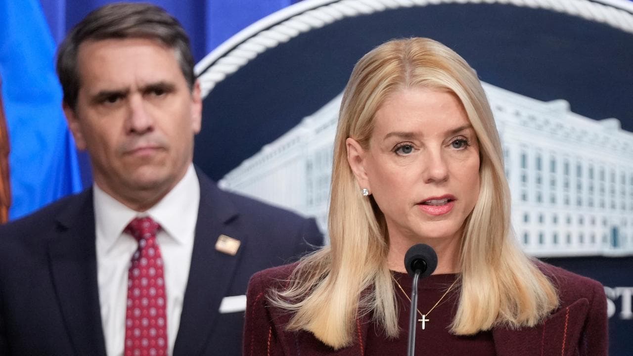 Todd Blanche and Pam Bondi