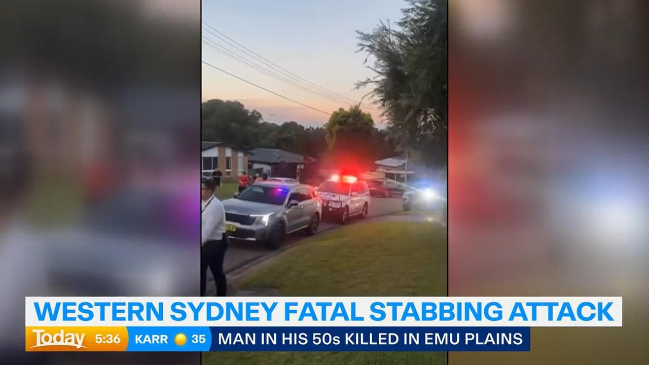 Police respond to a stabbing