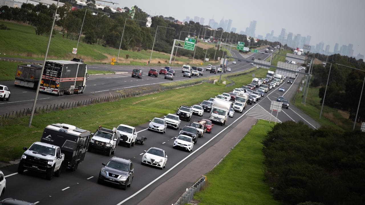 Heavy traffic in Melbourne
