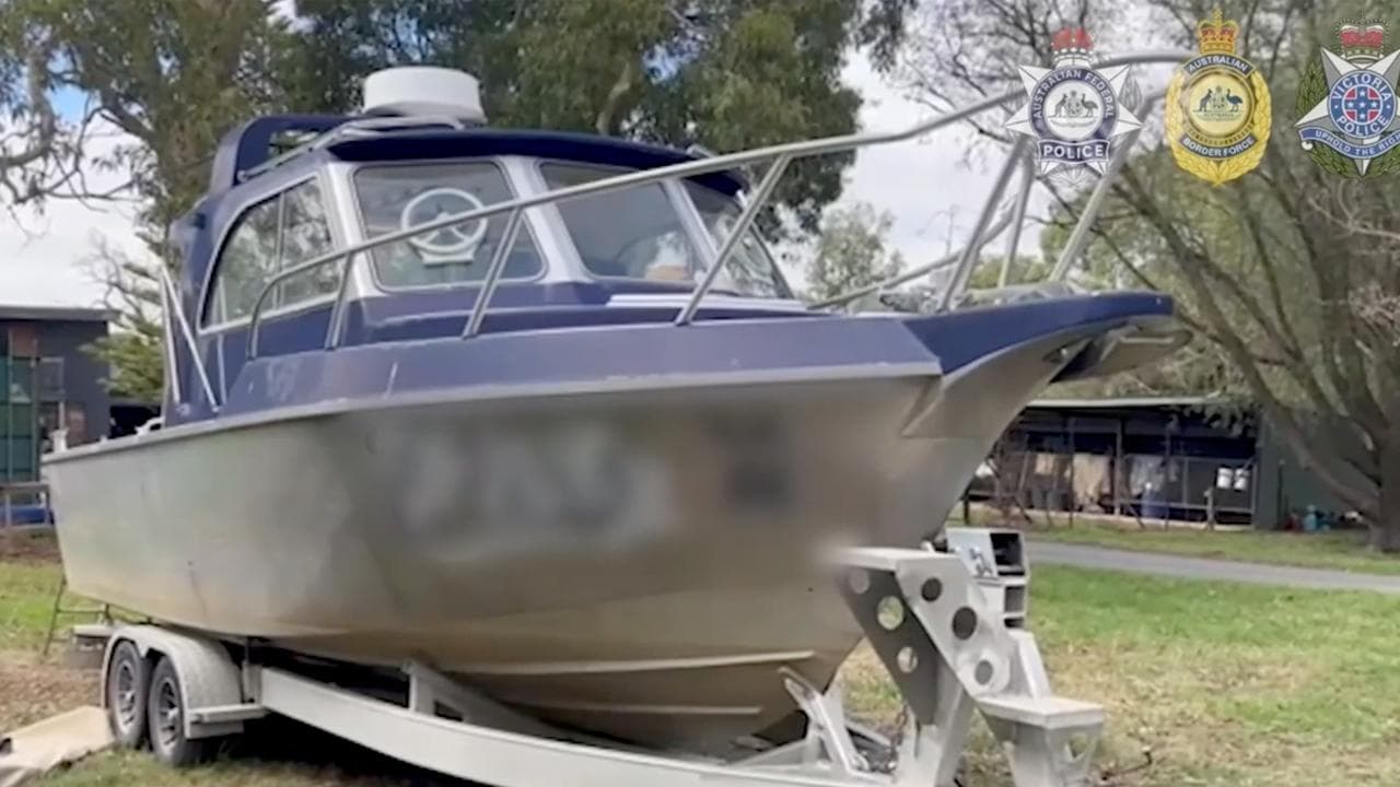 Alleged drug syndicate boat