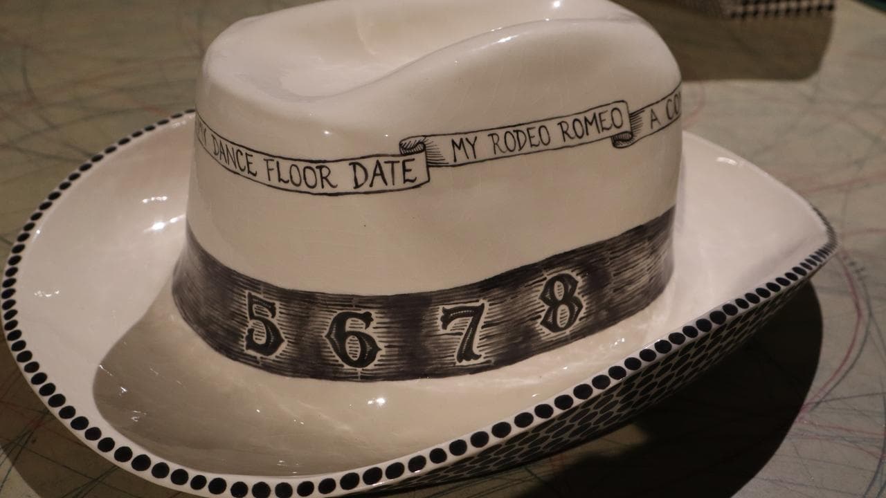 An artwork by ceramicist Rosanagh May